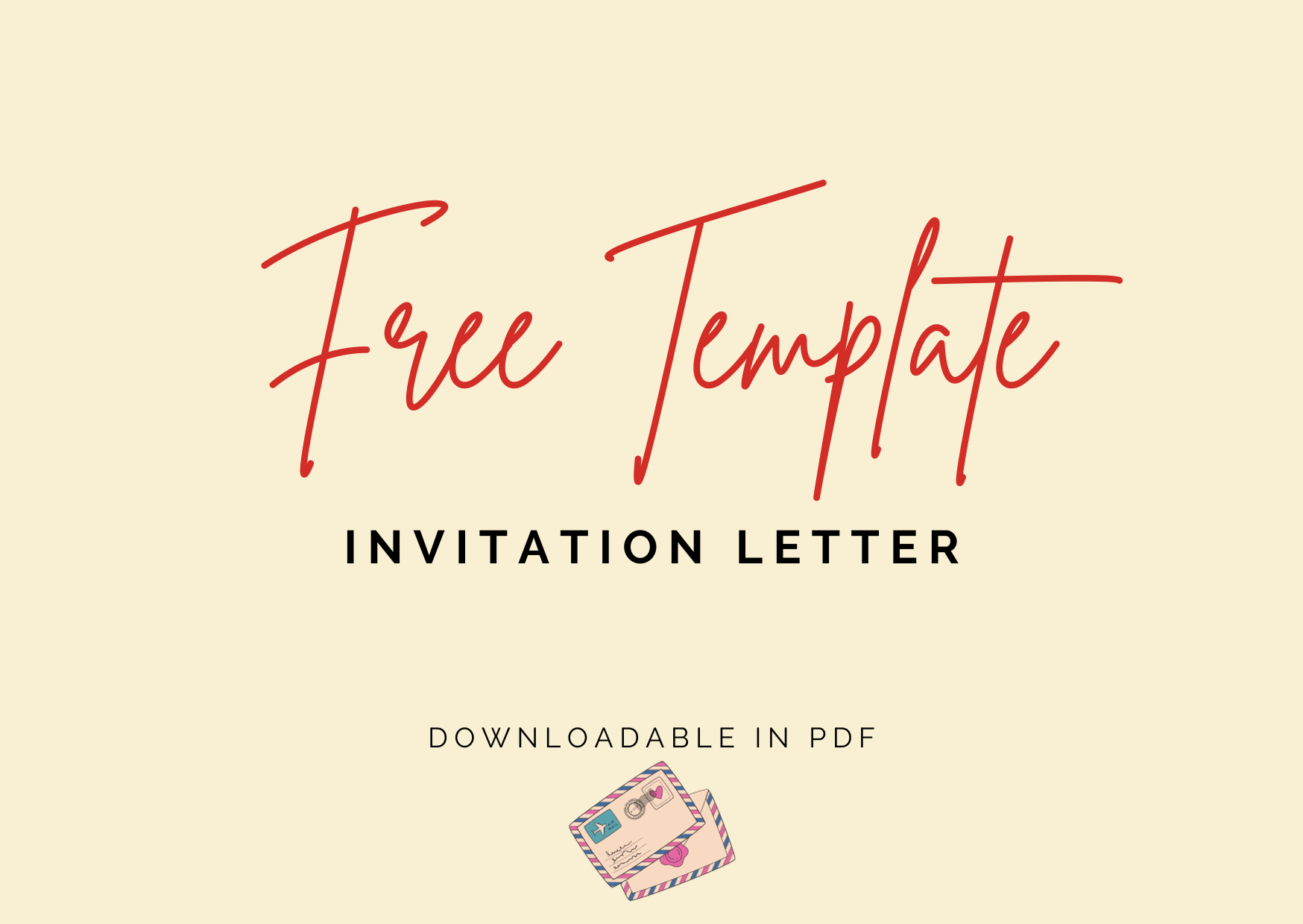 Invitation Letter Template